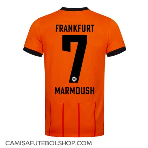 Camisa de time de futebol Eintracht Frankfurt Omar Marmoush #7 Replicas 3º Equipamento 2024-25 Manga Curta